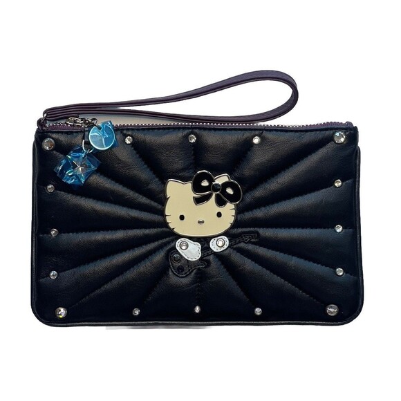 Swarovski Hello Kitty Rock Pouch Rare Sanrio Collab Crystal Bag Limited Edition - Picture 3 of 5